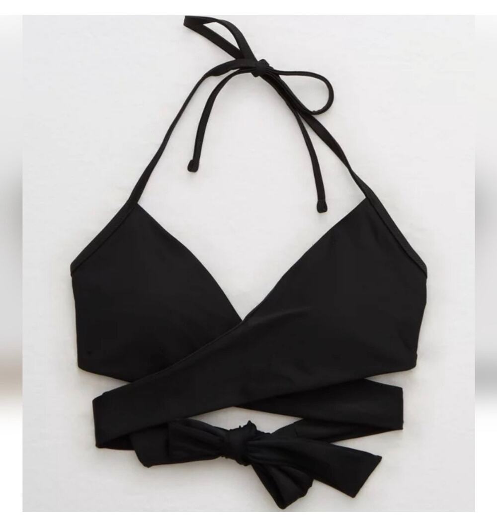 Aerie NWT Wrap Bikini Top Size Medium